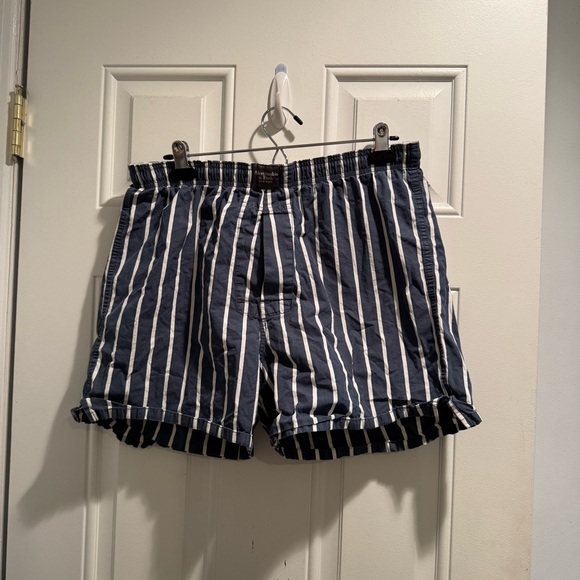Navy Striped Boxer Shorts - Picture 3 of 4
